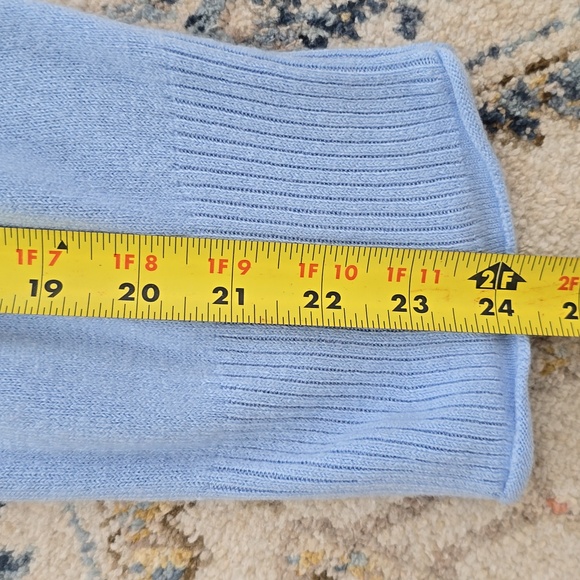 CROFT AND BARROW BRAND WOMEN'S PLUS SIZE SOFT BLUE OPEN CARDIGAN SWEATER SIZE 5X - Picture 13 of 14